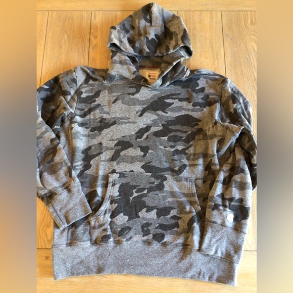 Todd Snyder | Shirts | Todd Snyder Champion Heather Gray Camo Hoodie |  Poshmark